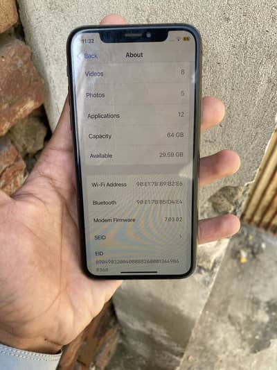 I phone xs 64 gb non pta panel change battery original