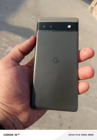 google pixel 6a 6/128 new condition a okay hy koi masla ni hy approved