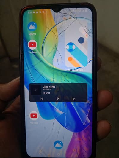 vivo y03 mobile 4.64 memory ha. . box chargr Sath ha. . glass break ha. .