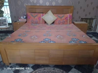 King Size Full Bed Set  with dressing table