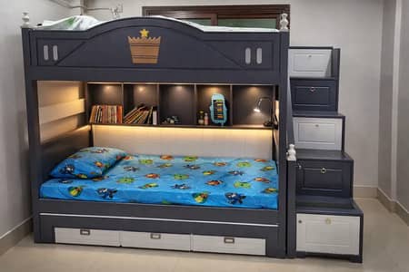 Bunk bed | Kid wooden bunker bed | Baby bed | Double bed | Triple bed