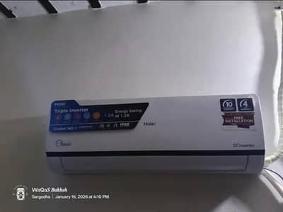 Haier 1.5 ton inverter like brand new condition