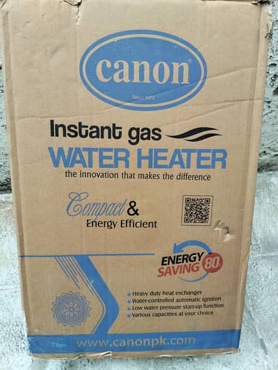 New Canon instant 6 Liter geyser.