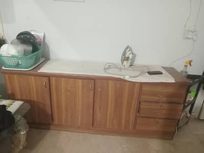 sideboard and 2 chairs