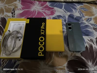 Xiaomi poco x7 pro 512gb full box pta approved 5g