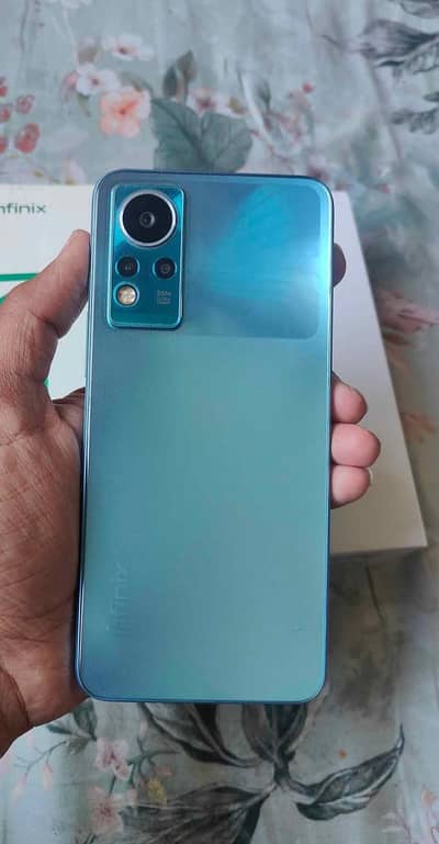 infinix note 12   6+5 128 with box charger nh hai