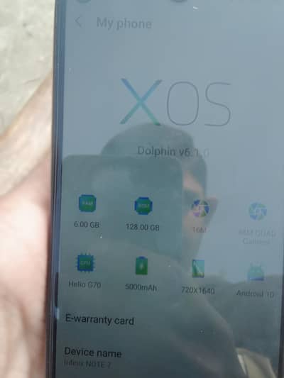 Infinix note 7 with box