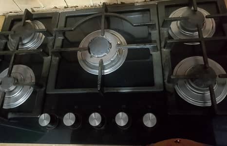 original fotile 5 burner Gas+Electric stove- Excellent condition