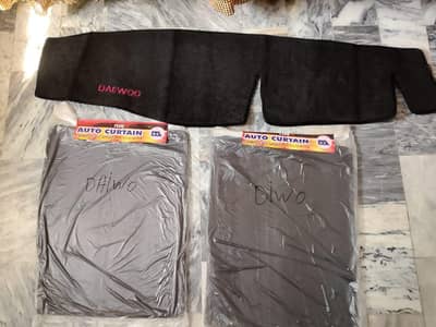 Daewoo racer dashboard cover and curtains all