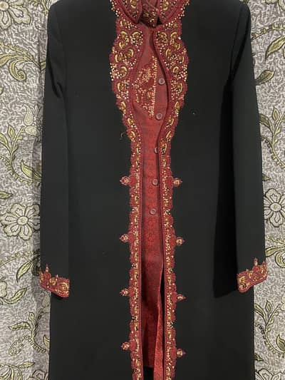 Dulha sharwani set Like new