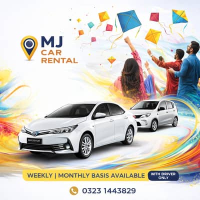 With Driver Rent A Car Daily, Weekly, Monthly - Car Rental Services