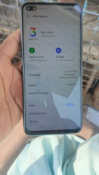 Realme x3 super zoom with box official pta approved