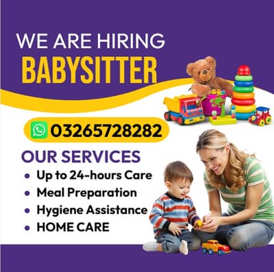 Babysitter Job |  nany Job  | baby sitter required | hiring babysitter