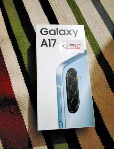 Samsung A17 Just box open