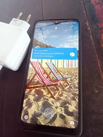 Oppo F15 8/128 with box and charger