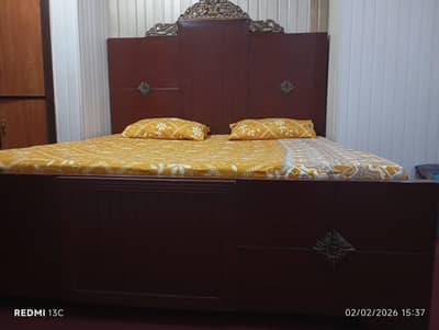 Wooden master bed