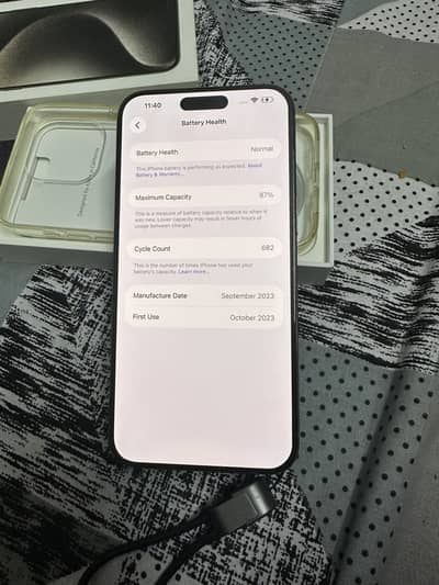 Iphone 15 pro max 256gb