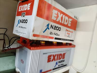 EXIDE Battary-N200, 21 Plates & 140AH-03172917071