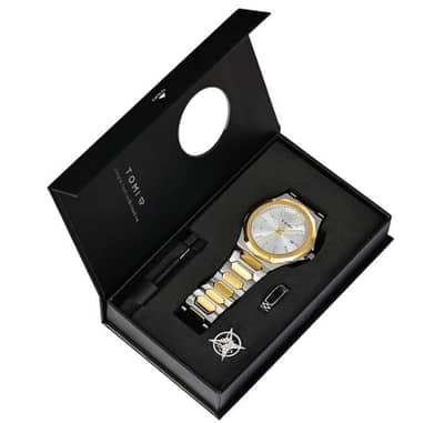 Tomi T-301 New Men's Luxury Watche Gift Box Set