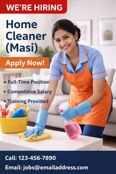 Masi Chahye ghar ke lye