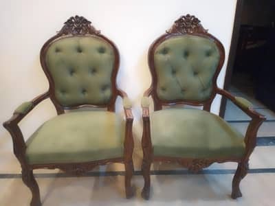 vintage victorian wooden chairs