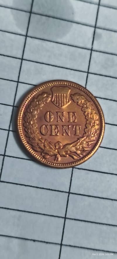 USA 1885 INDIAN HEAD ONE CENT VERY RARE COIN, ANTIQ WHEAT PENNY COIN