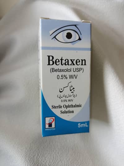 Bitoptic, Betaxen, Betaxolol Eye Drops