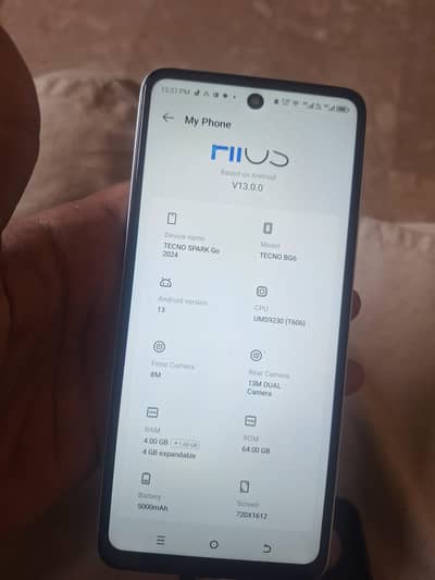 techno spark go 2024 4×4 64GB