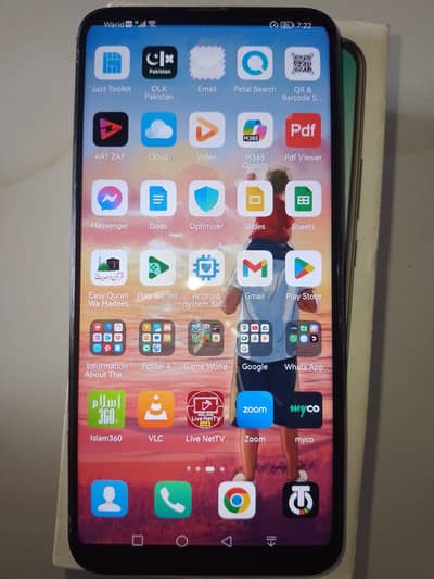 Y9 Prime, PTA approved, 4/128, with Box. Read ad