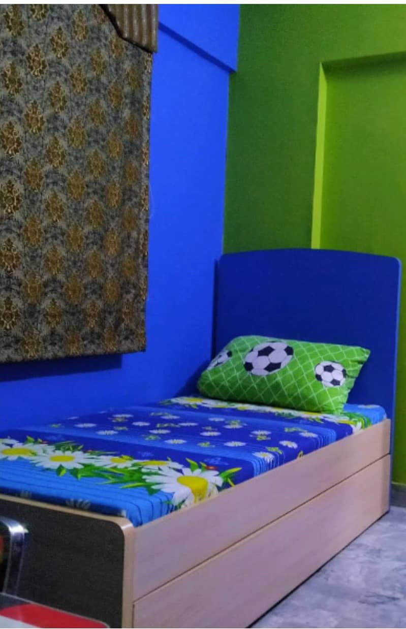 single Bed with Draw and study Table 0