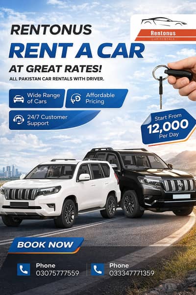 Karachi Rent a Car – City to City Service