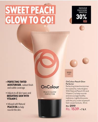 On Colour Peach Glow Protractor Radiant & Natural Glow
