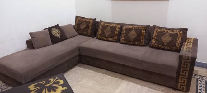 L-Shaped Sofa Set for Sale – Good Condition | Comfortable & Stylish