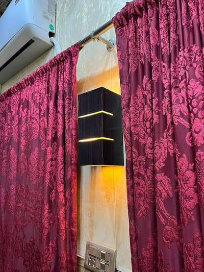 3D wall light wodden lamp