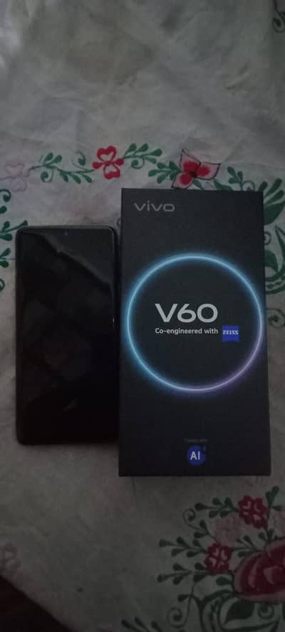 brand new Vivo v60Zeeis 5G . 12GB+256GB