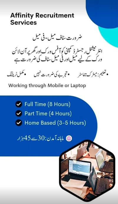 part-time , full-time, home based