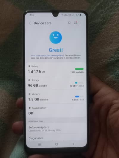 Samsung A31 Pta approved with box