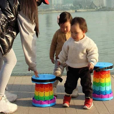 PORTABLE FOLDING STOOL