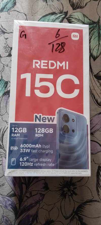 Readmi 15c 6/128aj hi lua but mujy acha ni lga jis bahi ko cheay rabta