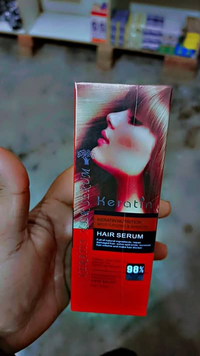 this is a keratien hair sirium it is very useful  after hair keratien