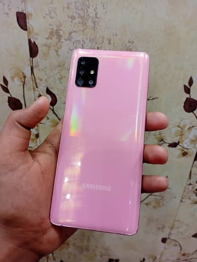 samsung A51 pink colour