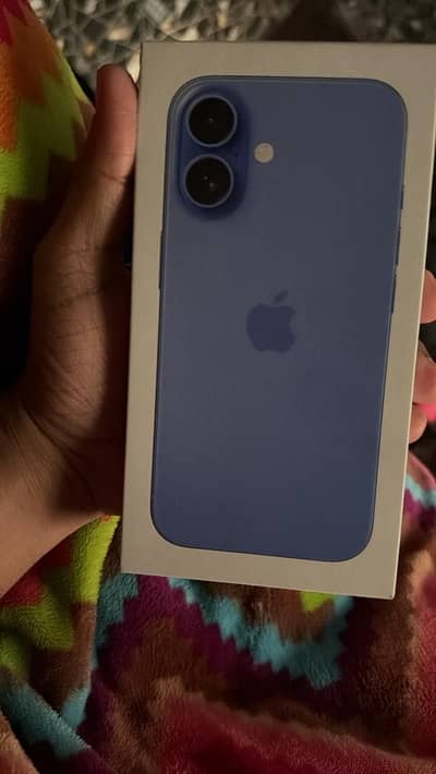 iPhone 16 Box Pack Factory unlock 128Gb