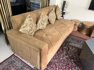 7-seater L shaped sofa