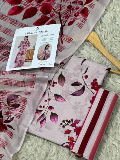 COCO by Zara Shahjhan – Digital Printed Lawn 3-Piece Shalwar Kameez