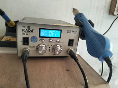 KADA 2018D+ Soldering & Hot Air Rework Station – Like New