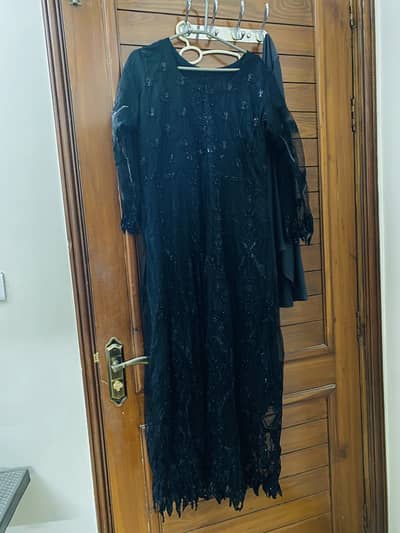 Black three piece maxi