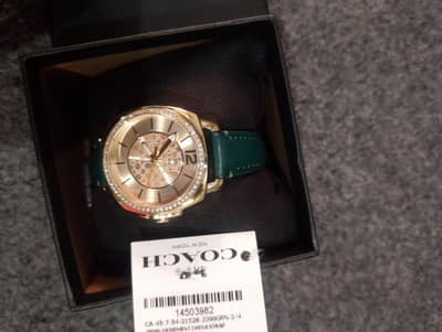 COACH NEW YORK IMPORTED WOMEN STYLISH WATCH