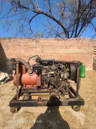 10 KVA Generator | Fuel: Gas | 1000cc Car Engine | Heavy Duty