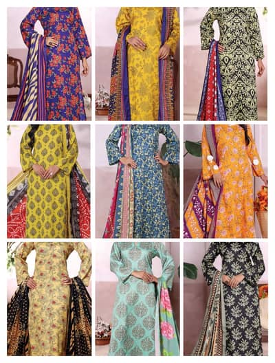 3pc unstiched suits/Dresses /Winter Collections/Women winter clothes