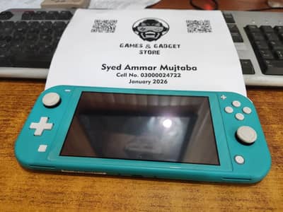 Nintendo Switch Lite - Jailbroken - Mint Condition - 128GB Games - COD